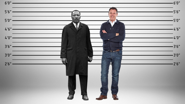 Illustration for article titled The Next Great American: This Man Is Even Taller Than Martin Luther King Jr.